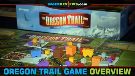 The Oregon Trail Board Game Overview.